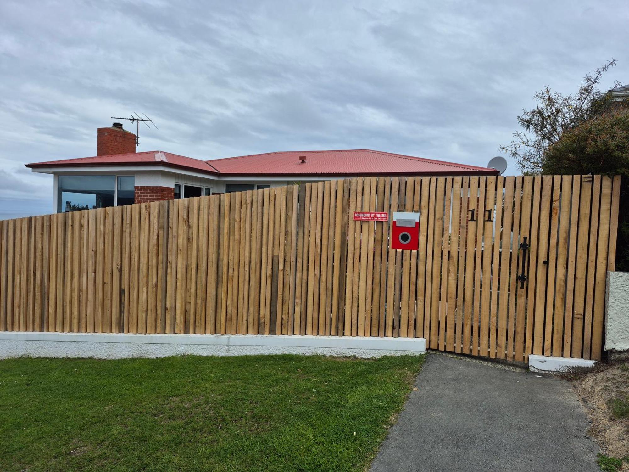 Rosemount B&B By The Sea St Clair Dunedin Eksteriør billede